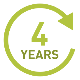 4 years icon